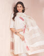 Fabindia Natural Cotton Silk Chikankari Dupatta