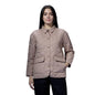 Beige Full Sleeve Puffer Jacket