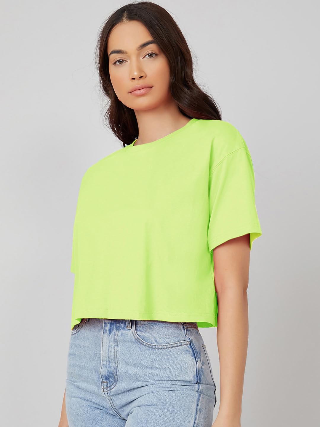 Kotty WomenS Solid Cotton Blend T-Shirt