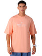 The Indian Garage Co Men Boxy Oversized Graphic Back Printed Round Neck Tshirt