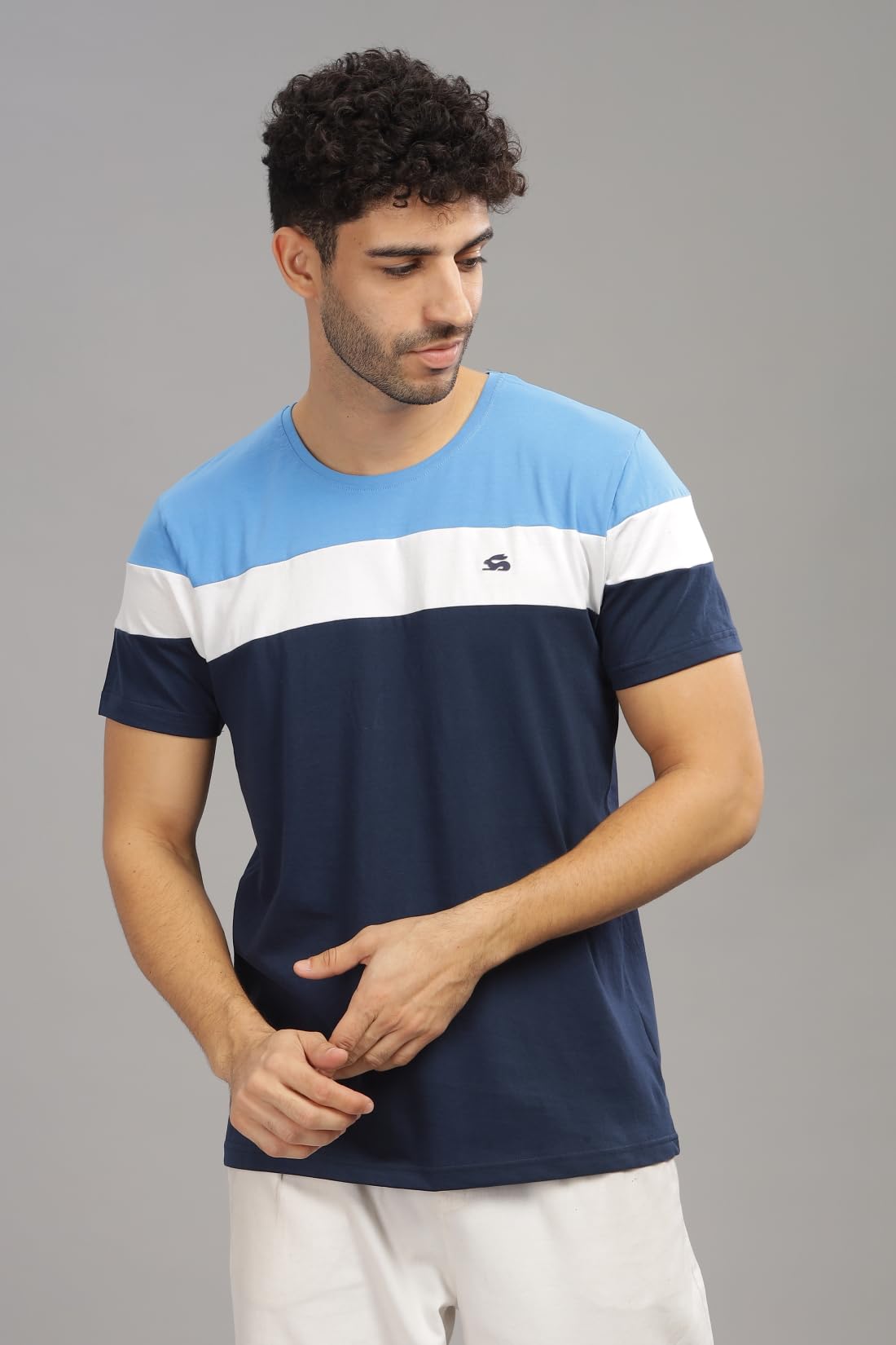 ADRO Tshirt for MenMulti Color T-Shirt for MenCotton T-ShirtMens TshirtRN8-24-SKWHNB
