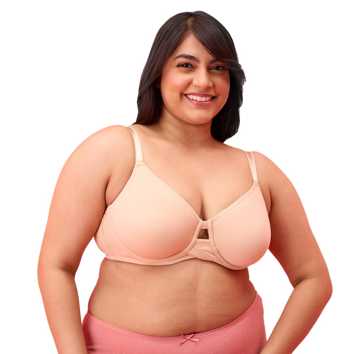 Nykd Everyday Cotton Bra For Women Daily Use, Medium Coverage, Wired, Lightweight-Adjustable Straps Bra - Full Coverage, Nyb263,