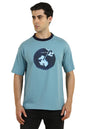 Allen Solly Men Printed Graphic Casual Cotton Half Sleeve T-Shirt