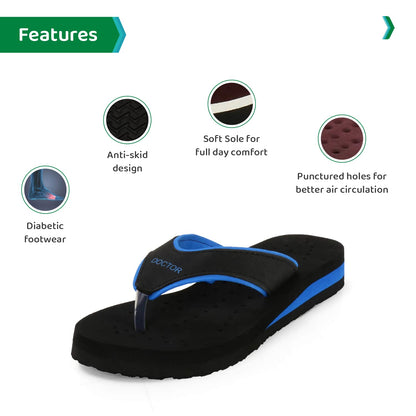 Ortho Joy Doctor Orthopedic Soft Slippers For Ladies Daily Use/Mcr Chappals For Women/Ortho Slippers Women