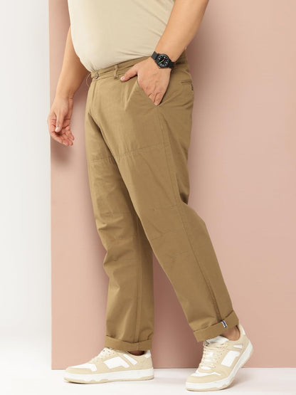 Thomas Scott Mens | Plus Size | Regular Fit | 100% Cotton | Breathable Fabric | Solid Color | Trouser | Chino | Casual Pants fo