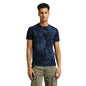 Pepe Jeans MenS Floral Slim Fit T-Shirt (Pm509531_Indigo Blue