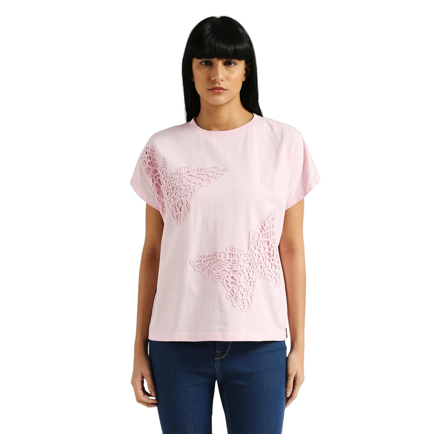 Pepe Jeans WomenS Oversized Fit T-Shirt (Pl505934_Lime Green