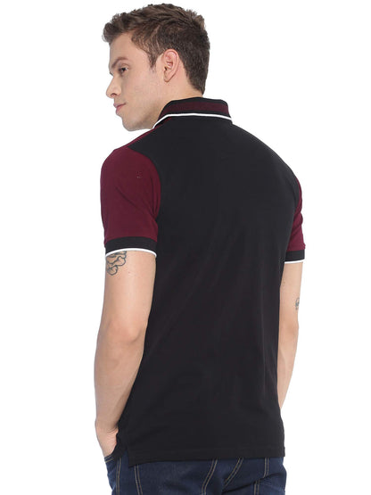 ADRO Premium Men's Regular Fit Polo T-Shirt (Burgundy)