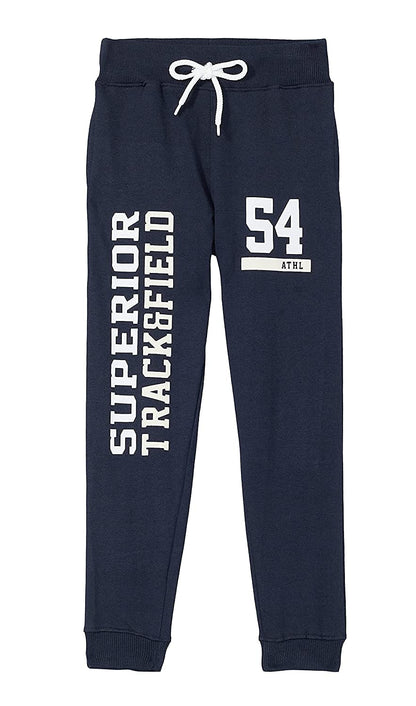 T2F Boys Regular Fit Printed Cotton Joggers Track Pants
