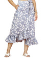 OOMPH! Long Skirts for Women Grey - msk196