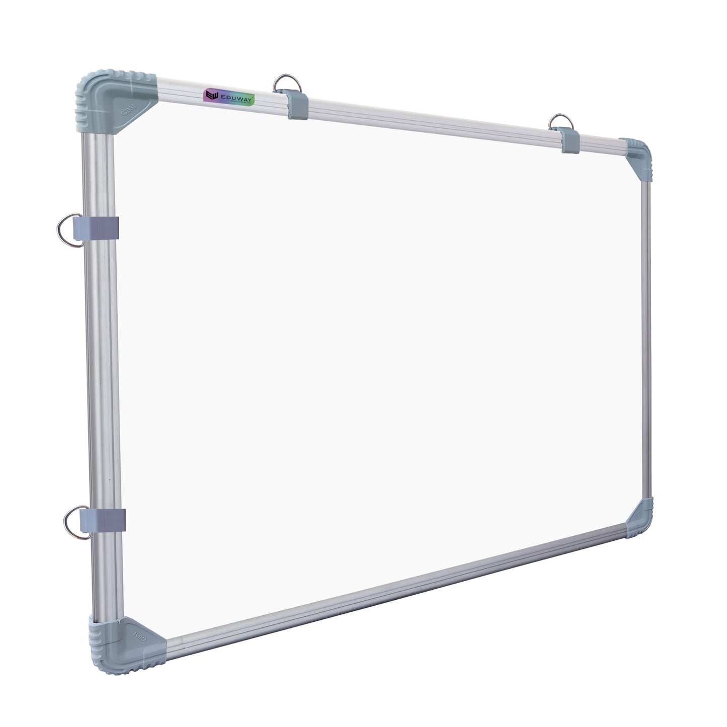 Eduway 2x3 Feet Kunj Non-Magnetic Double-Sided White Board and Chalk Board | Ideal Use for Home, Office, Kids with Sliding Hangi