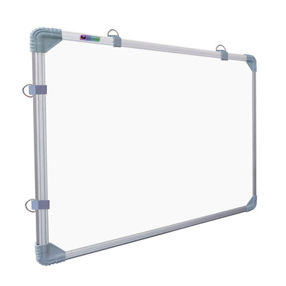 Eduway 2x3 Feet Kunj Non-Magnetic Double-Sided White Board and Chalk Board | Ideal Use for Home, Office, Kids with Sliding Hangi