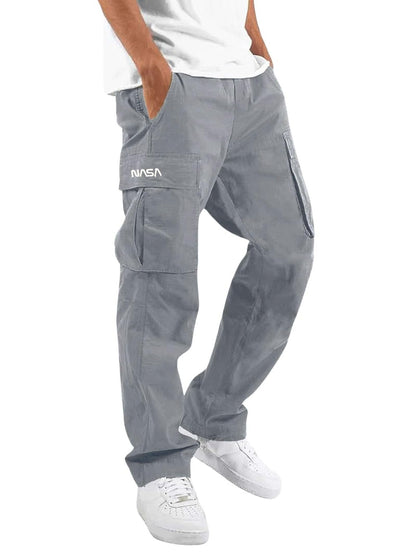 Deelmo MenS Regular Fit Solid Pattern Cotton Blend Cargo Pant With Full Length And Drawstring Closure Type | Cargo Pant For Man
