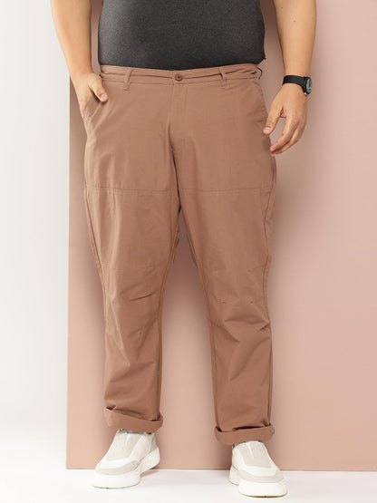 Thomas Scott Mens | Plus Size | Regular Fit | 100% Cotton | Breathable Fabric | Solid Color | Trouser | Chino | Casual Pants fo