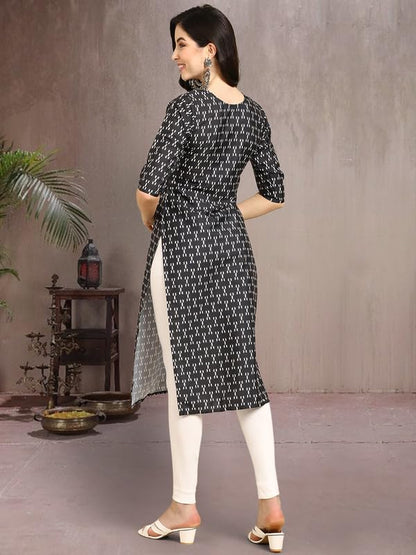 Pinkmint Elegant Printed Crepe KurtiS For WomenS (Pack Of 5)