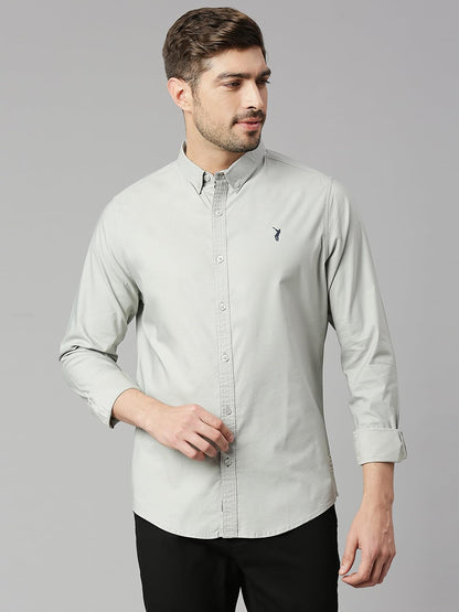 Thomas Scott Mens | Solid | 100% Cotton | Regular Fit | Button Down Collar | Casual | Shirts for Mens (Available in Plus Size)