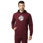 Pepe Jeans Mens Boyd Placement Printed Sweatshirt, Burgundy,M