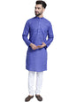Jompers Mens Solid Pure Cotton Kurta Pyjama Set