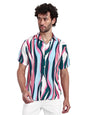 Leriya Fashion MenS Shirt || Rayon Geo & Paisley Printed Regular Shirts For Men || Vintage Shirts || Summer Shirts For Men || S