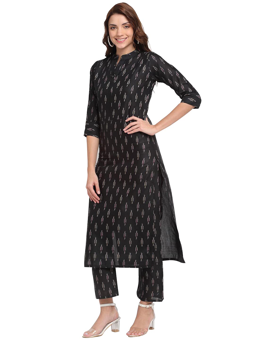 ANNI DESIGNER Women's Cotton Printed Kurta with Palazzo