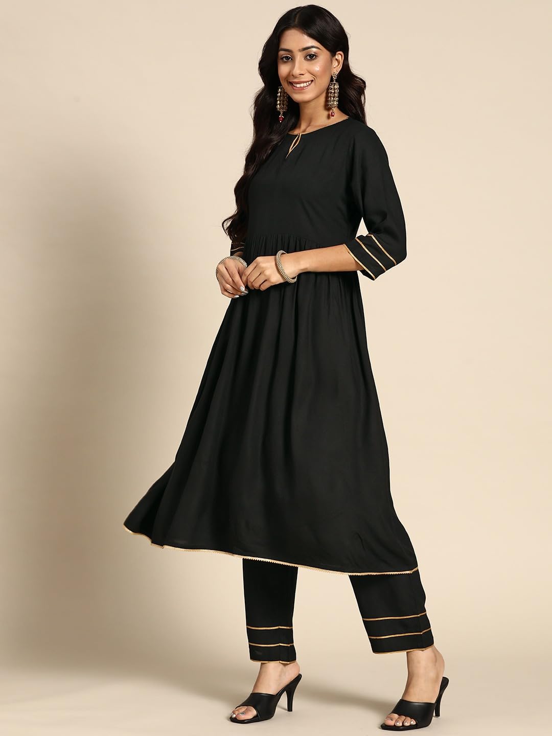 Gerua Women'S Viscose Rayon Salwar Suit Set