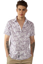 Dennis Lingo MenS| Pink| Half Sleeve| Spread Collar| Printed| Regular Fit| Casual Shirt