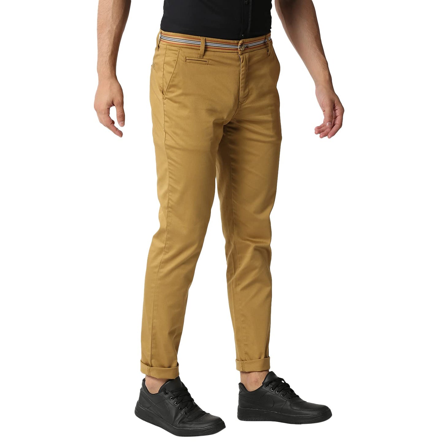 Thomas Scott Mens Solid Slim Fit Trouser