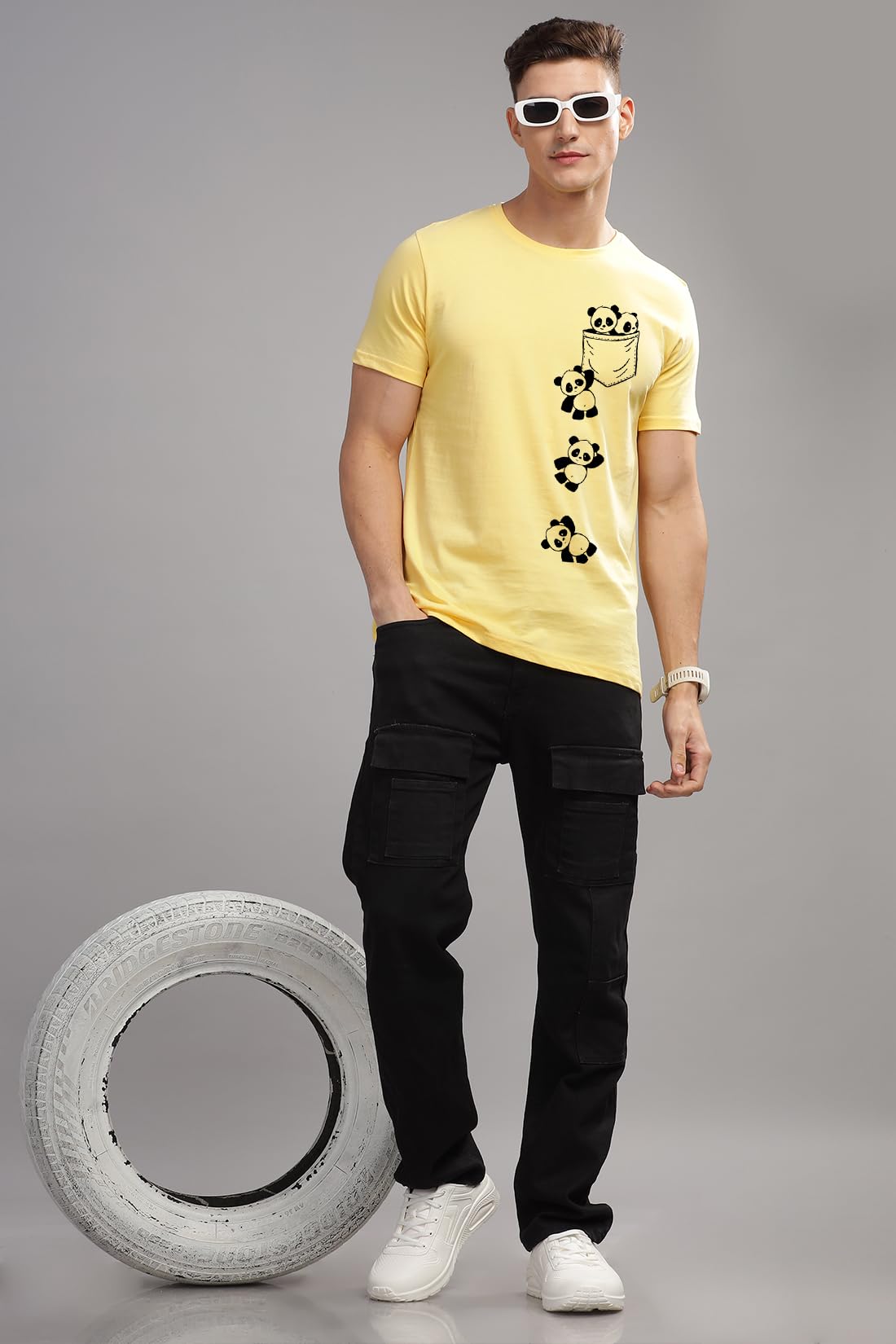 ADRO Tshirt for Men | Printed T Shirt for Men | 100% Cotton T-Shirt |Printed T Shirt | T-Shirts | RN24-POC