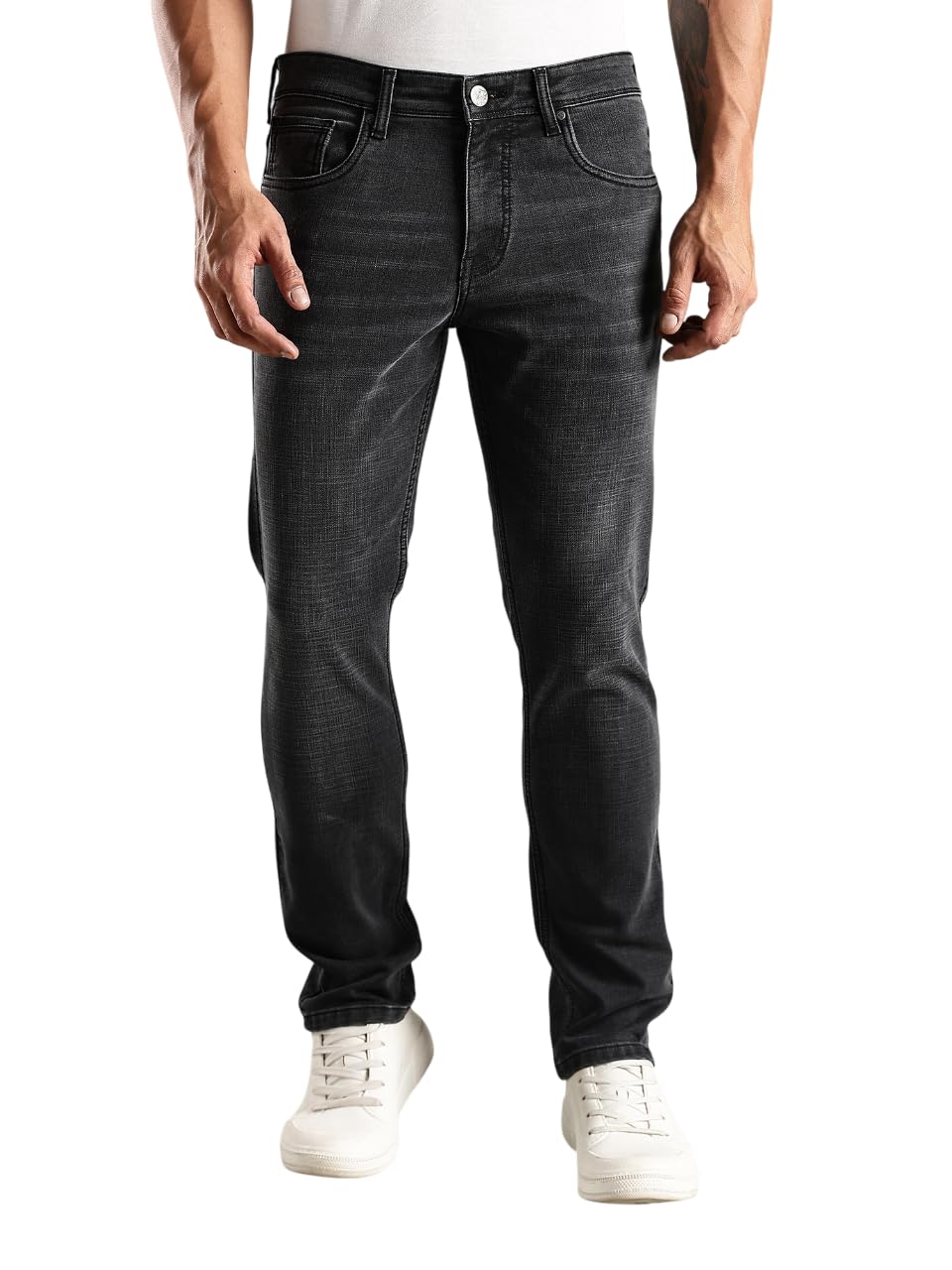 Thomas Scott Mens | Mild Fade | Slim Fit | Denim | Regular Wear | Stretchable | Casual Jeans for Men