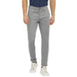 Turtle Men Cotton Stretch Slim Fit Grey Casual Trouser