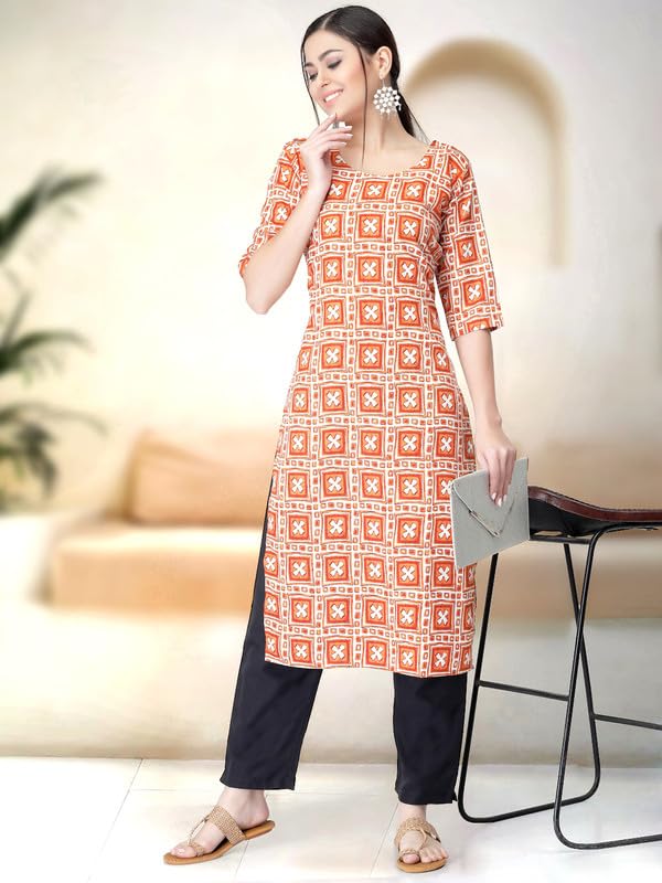 Pinkmint Kurta Set For Women Ll Printed Kurti & Pant Set Ll Regular Kurta Set Ll (Pack Of 2)