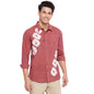 Fabindia Men Printed Casual Shirt Cotton_Xs Red