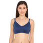 Zivame Womens Cotton Non-Padded Wire Free Seamless Bra Orange