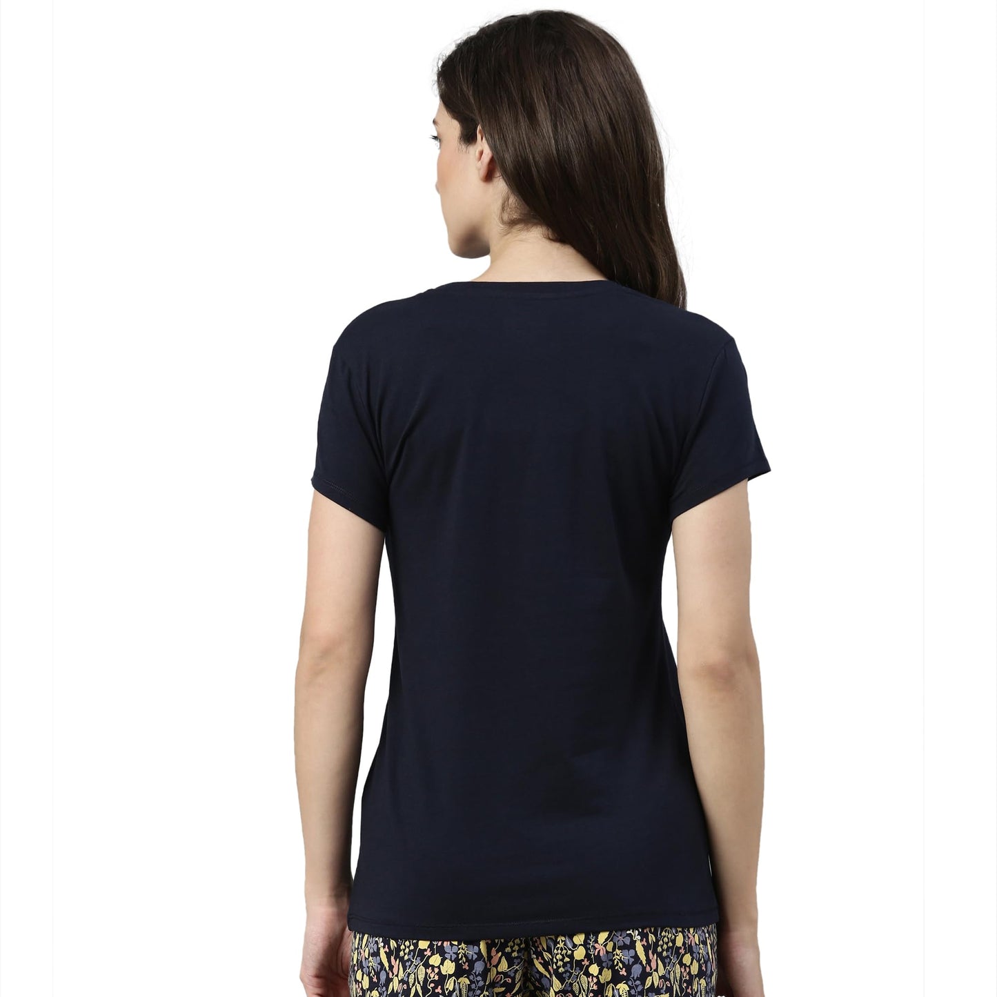 Enamor Essentials E047 Basic Crew Tee for Women