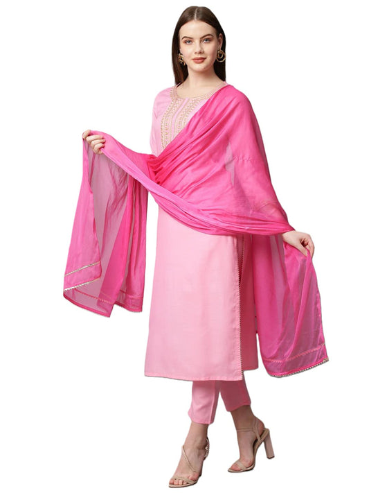 GoSriKi Women Kurta and Pant with Dupatta