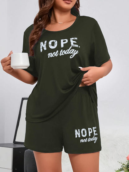 SMOWKLY Womens Cotton Half Sleeve T-Shirt & Short Pyjama Set || Printed Top & Shorts Nightsuit Pair for Women || Casual Two-Pie