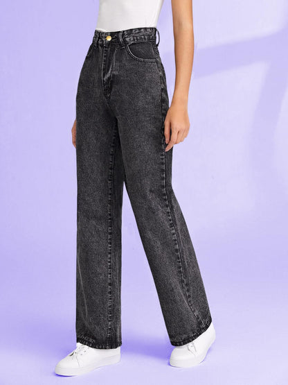 Kotty WomenS Solid High Rise Stylish Looking Comfortable Stretchable Jeans(Grey,30)