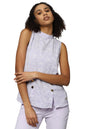 Allen Solly Women Printed Casual Polyester Sleeveless Top