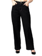 Kotty WomenS High Rise Solid Comfortable Stretchable Jeans(Black,26)