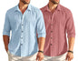 ROYALSCOUT Combo of 2 Textured Shirts for Men | Long Sleeves Perfect for Smart Workwear, Relaxed Outings, or Formal Occasions