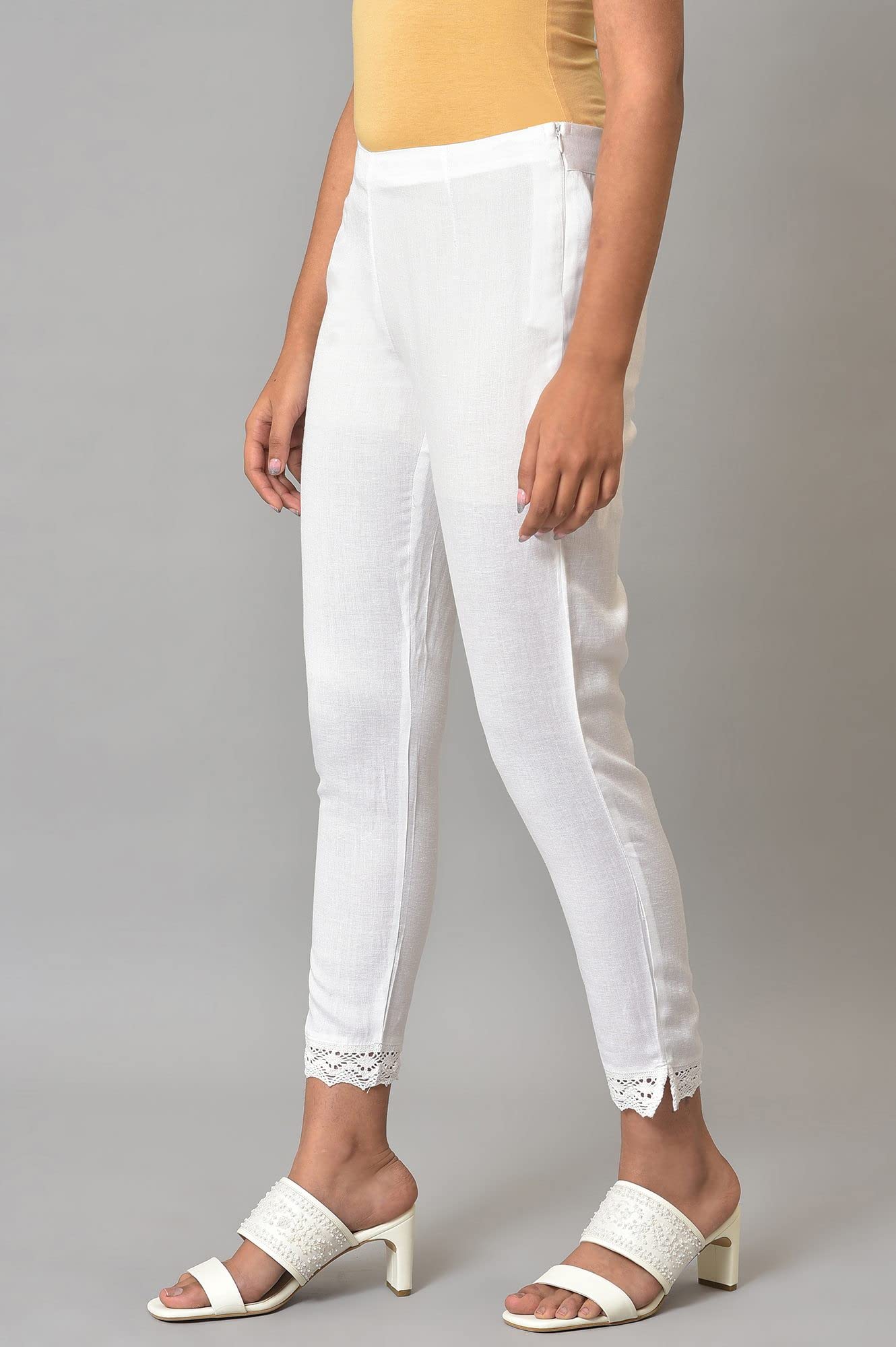 W Strechable Slim Pants For Women | Trousers For Women | W For Woman