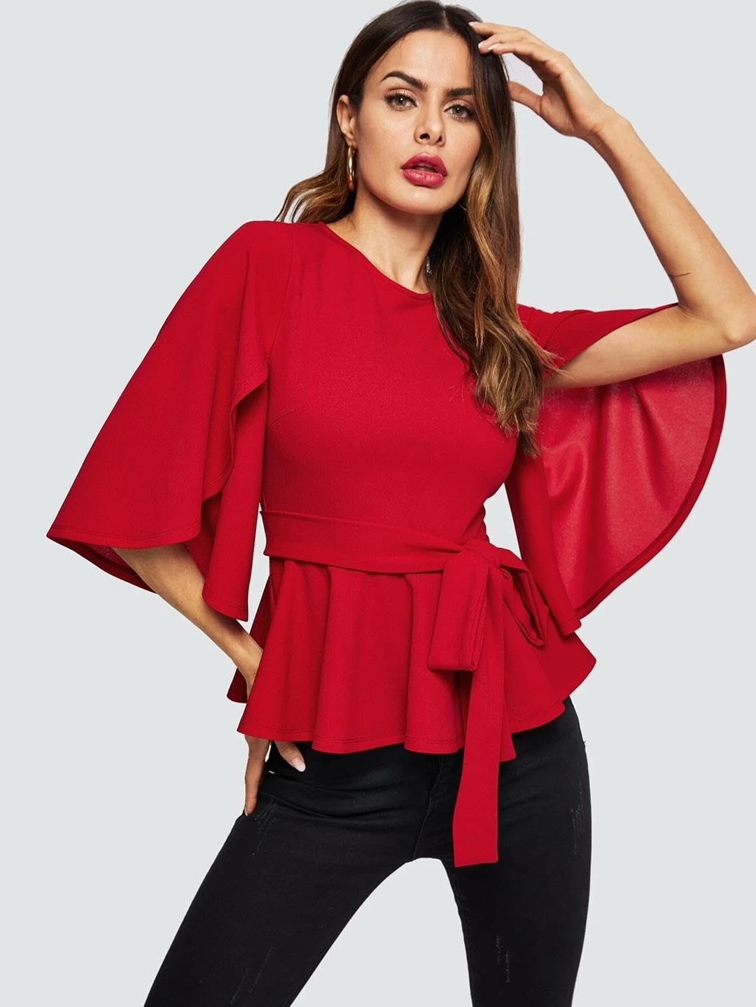 Kotty WomenS Round Neck Regular Fit Solid Top