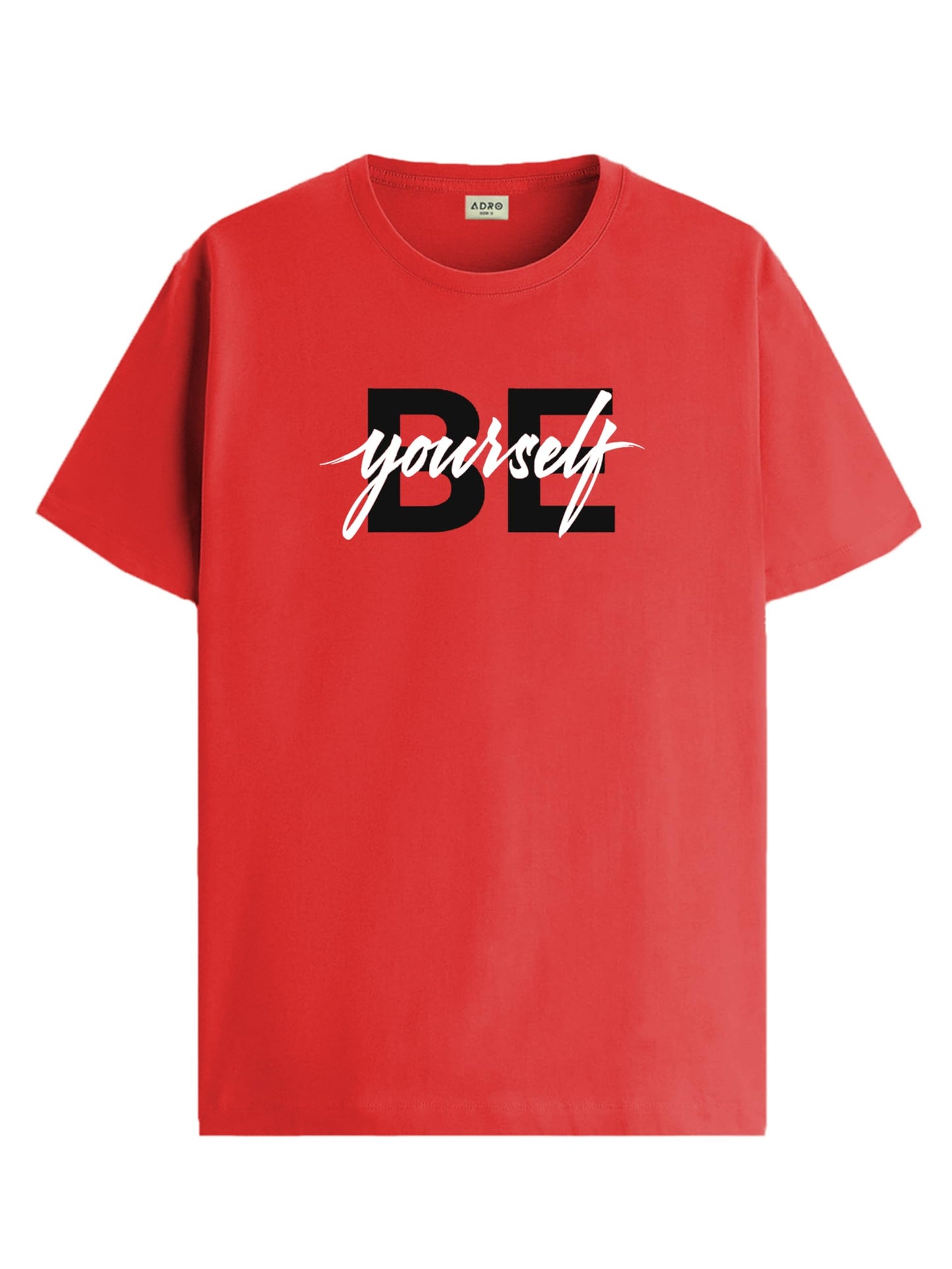 ADRO Tshirt for Men | Printed T Shirt for Men | 100% Cotton T-Shirt |Printed T Shirt | T-Shirts | RN24-BYO-RD
