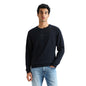Black Crew Neck Full Sleeve Sweatshirt
