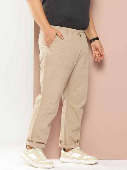 Thomas Scott Mens | Plus Size | Regular Fit | 100% Cotton | Breathable Fabric | Solid Color | Trouser | Chino | Casual Pants fo