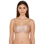 Zivame Womens Synthetic Padded Wire Free Seamless Bra Beige