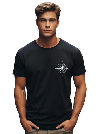 ADRO Tshirt for Men | Printed T Shirt for Men | 100% Cotton Tshirt | Graphic Printed T-Shirt | Chest Printed Tshirt | Unisex Tsh