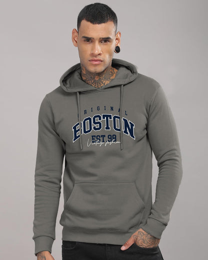 ADRO Hoodies for Men | Printed Hoodie for Men | Cotton Hoodie | Mens Hoodies | Sweatshirt for Men | Hooded Hoodie|H24-BOST-SG-XL