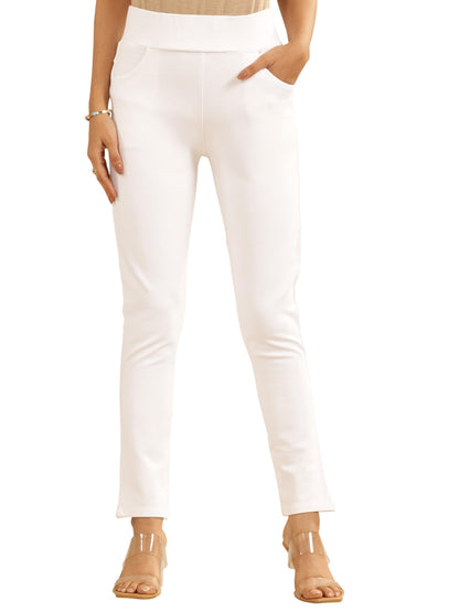 Libas WomenS Regular Jeggins (Pl1684_White