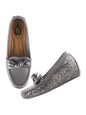 Shoetopia WomenS Slip-On Loafers Grey